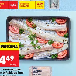 Filet z morszczuka argentyńskiego bez skóry Marinero