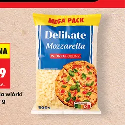 Ser mozzarella wiórki Delikate