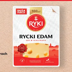 Ser edam w plastrach Rycki