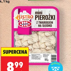 Mini pierożki z twarogiem na słodko Mlekovita