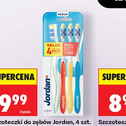 Szczoteczki do zębów Jordan, 4 szt.