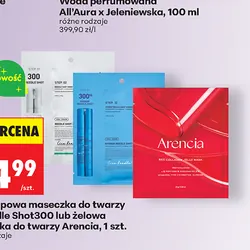 Dwuetapowa maseczka do twarzy VT Reedle Shot300 lub żelowa maseczka do twarzy Arencia