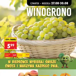 Winogrono jasne na wagę