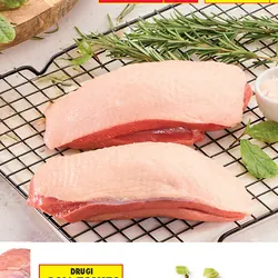 Filet z piersi kaczki ze skórą