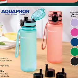 Butelka filtrująca lub zestaw 3 wkładów Aquaphor City
