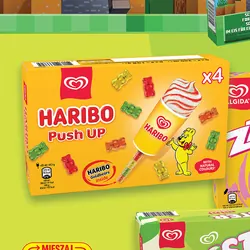 Lody Algida Haribo Push Up