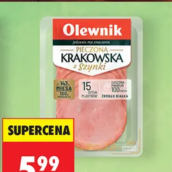 Kiełbasa Krakowska pieczona z szynki