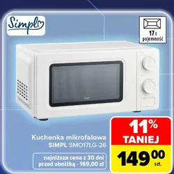 Kuchenka mikrofalowa SIMPL SMO17LG-26