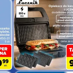 Opiekacz do kanapek 3 w 1 ŁUCZNIK SM-0515