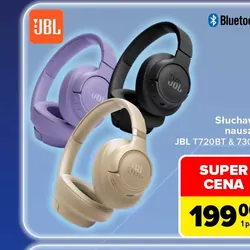 Słuchawki nauszne JBL T720BT & 730BT