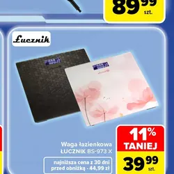 Waga łazienkowa ŁUCZNIK BS-973 X