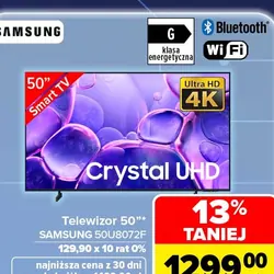 Telewizor 50" SAMSUNG 50U8072F