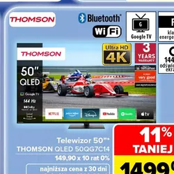 Telewizor 50" THOMSON QLED 50QG7C14