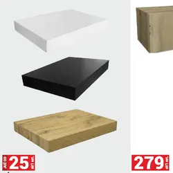 Półki samowiszące Ligno