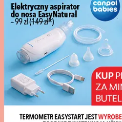 Elektryczny aspirator do nosa EasyNatural