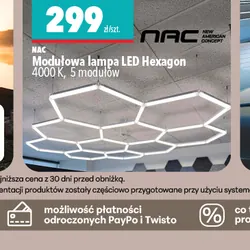 Modułowa lampa LED Hexagon