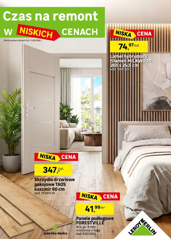 Strona 1 gazetki Leroy Merlin