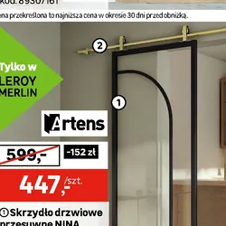 Skrzydło drzwiowe przesuwne NINA 80 cm