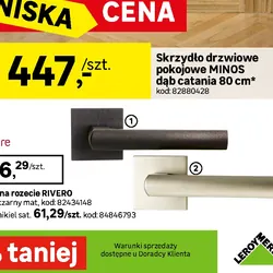 Klamka na rozecie RIVERO