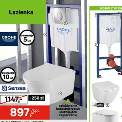 Stelaż GROHE z miską SENSEA