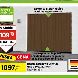 Brama garażowa uchylna GSL