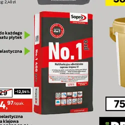Wysokoelastyczna zaprawa klejowa NO.1 PRO SOPRO 22,5 kg