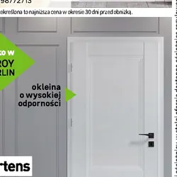 Skrzydło drzwiowe pełne RUMBA PLUS białe 80 cm