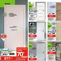 Skrzydło drzwiowe pełne VECTOR T kaszmir 80 cm