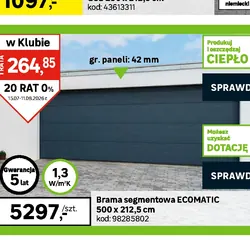 Brama segmentowa ECOMATIC