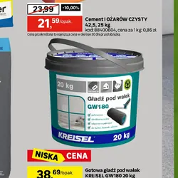 Gotowa gładź pod wałek KREISEL GW180 20 kg