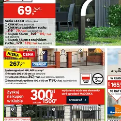 System ogrodzeń MALAGA czarny