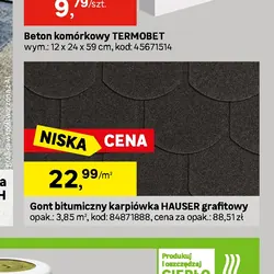 Gont bitumiczny karpiówka HAUSER grafitowy