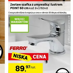 Bateria umywalkowa PETITE