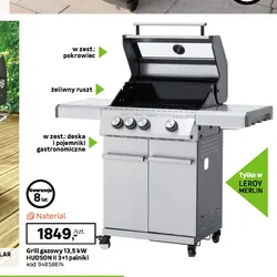 Grill gazowy HUDSON II 3+1 palniki