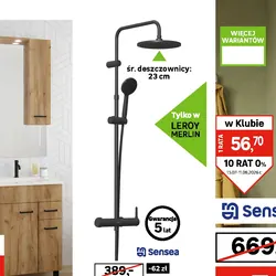 Kolumna prysznicowa z baterią mieszaczową ESSENTIAL
