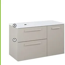 Szafka pod umywalkę NESS 100 cm