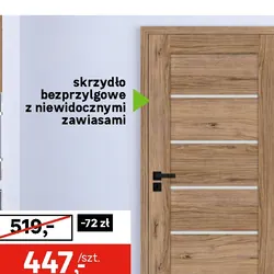 Skrzydło drzwiowe pokojowe VESU dąb jesienny 80 cm