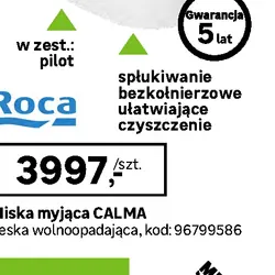 Miska myjąca CALMA