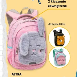 Astra Plecak szkolny pluszowy
