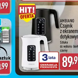 Czajnik z ekranem dotykowym