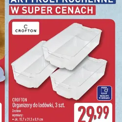 Organizery do lodówki, 3 szt.