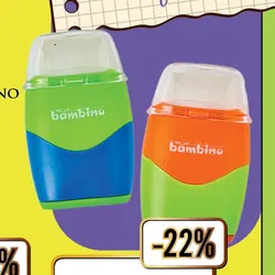 Temperówka z gumką 2w1 Moje Bambino