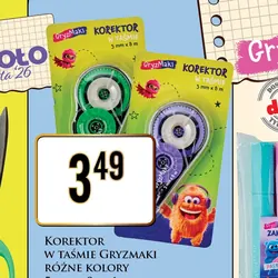 Korektor w taśmie Gryzmaki