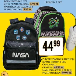 Plecak szkolny z licencją