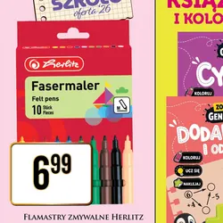 Flamastry zmywalne Herlitz