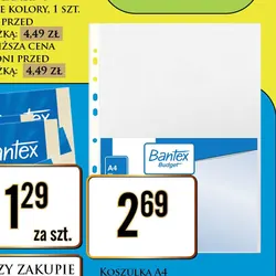 Koszulka A4 groszkowa Bantex