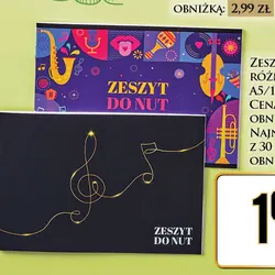 Zeszyt do nut