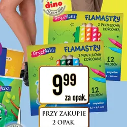Flamastry z pędzelkową końcówką Gryzmaki