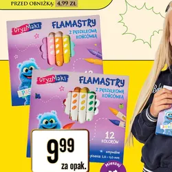 Flamastry z pędzelkową końcówką Gryzmaki