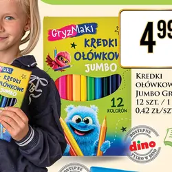 Kredki ołówkowe Jumbo Gryzmaki
